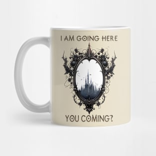 Gothic Girls City Visit Art shirt. Mug